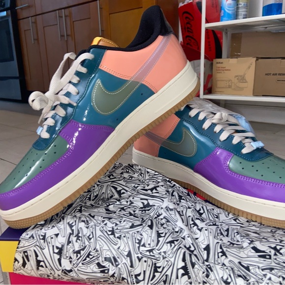 Nike Air Force 1 Multicolor Sneakers - Picture 3 of 3